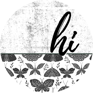 Gothic Door Hanger Dco-01621-Dh 18’ Round Wood